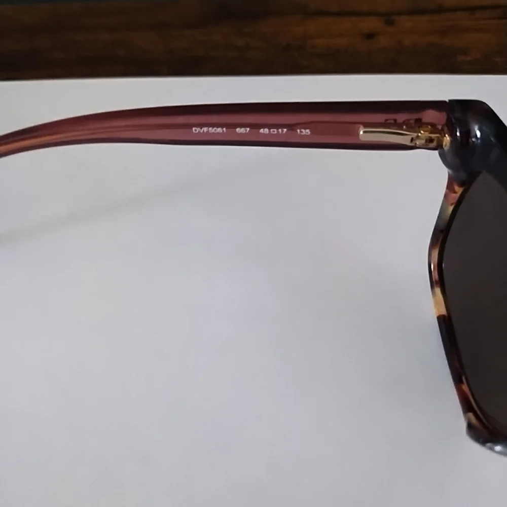 Diane Von Furstenberg Eyeglass FRAMES DVF5061 667 Pink Tortoise 48-17-135 - READ